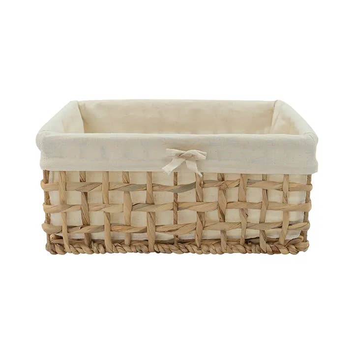 Natural Artisan Home - Wholesale Basket - Woven Storage Baskets with Cotton Liner – Set of 32