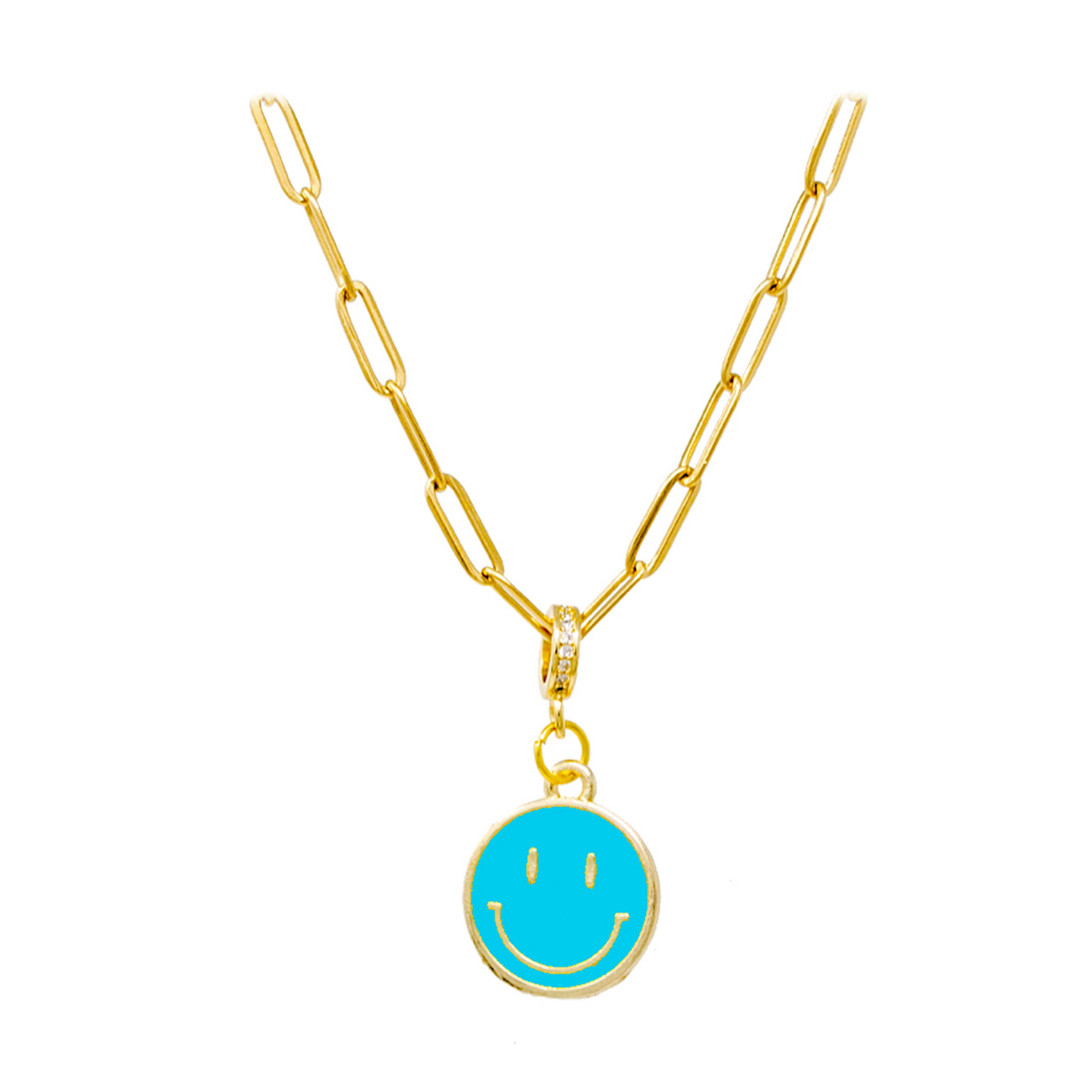Tiny Treats and ZOMI GEMS - Vente Collier – enfant - Collier Happy Face3