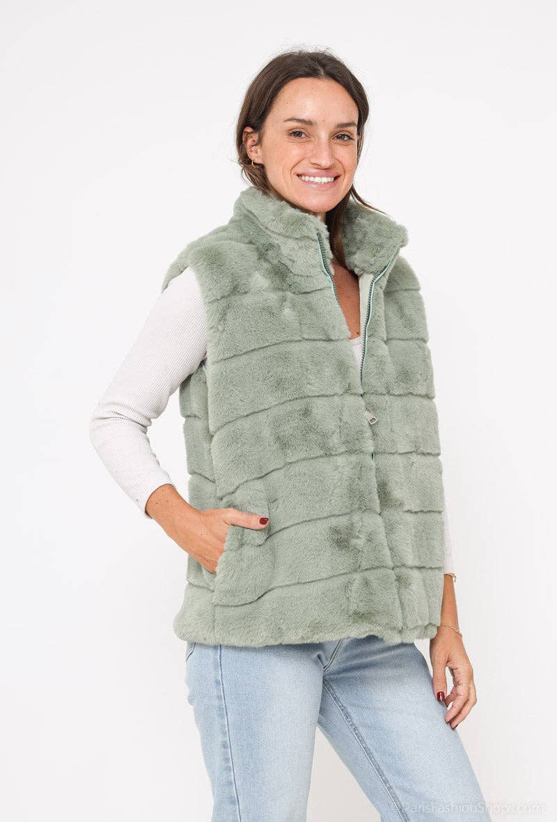 LIL' MOON - Wholesale Outerwear Vest - Women's - Vest #25511731