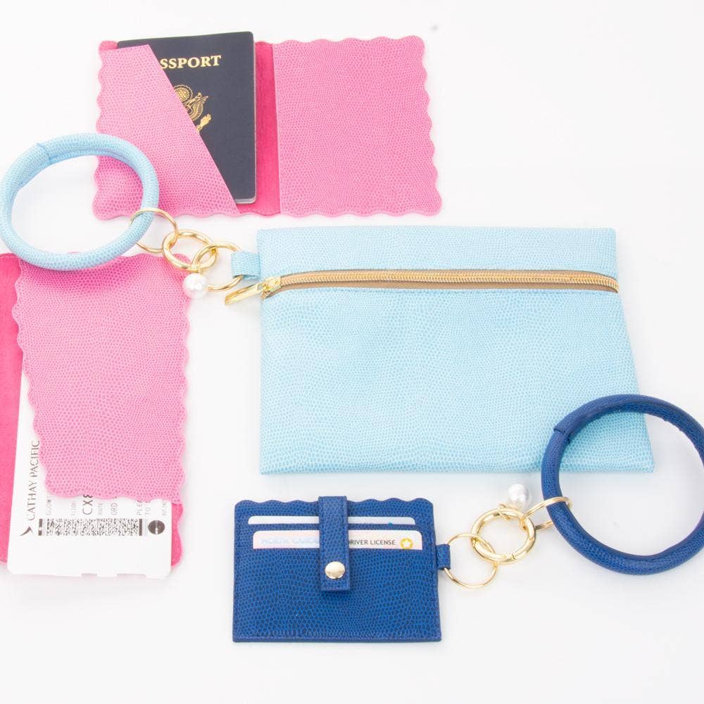 Mainstreet Collection – Engroshandel Posetaske - Dame – Lizard Kansas lynlås pose med nøgleløkke1