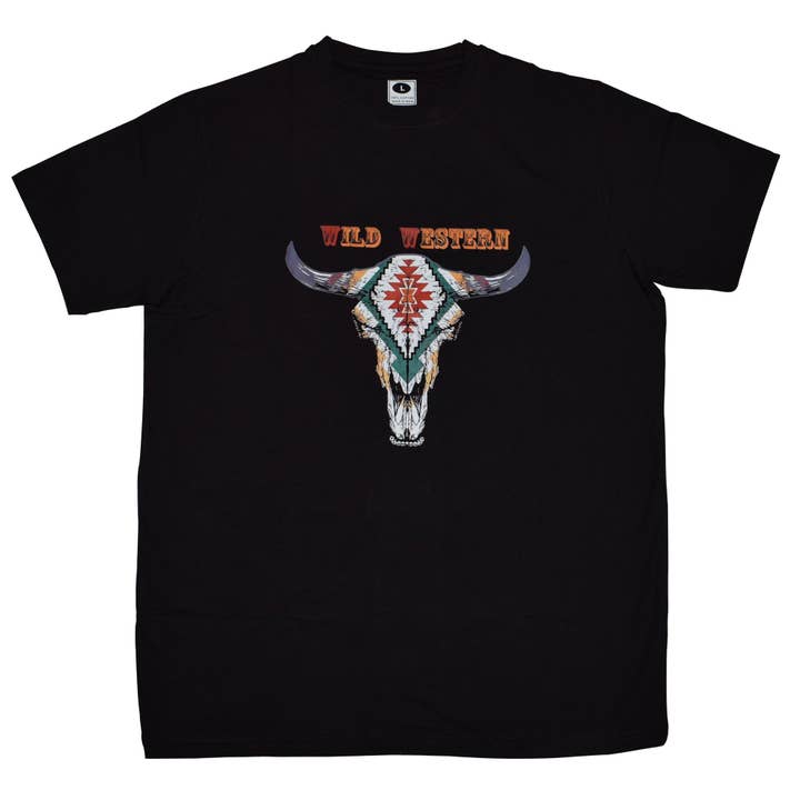 El Paso Saddleblanket - Wholesale Screen Printed T-Shirt - Unisex - Premium Southwest T-Shirts- Wild Western, Large1