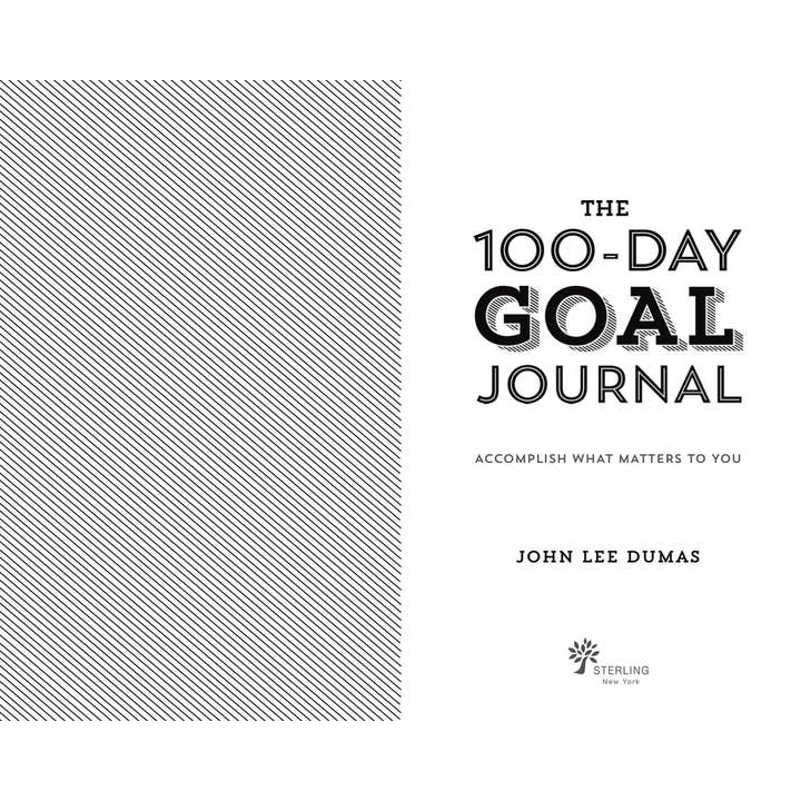 Hachette Book Group - Wholesale Journal/Diary - The 100-Day Goal Journal: Accomplish What Matters to You4