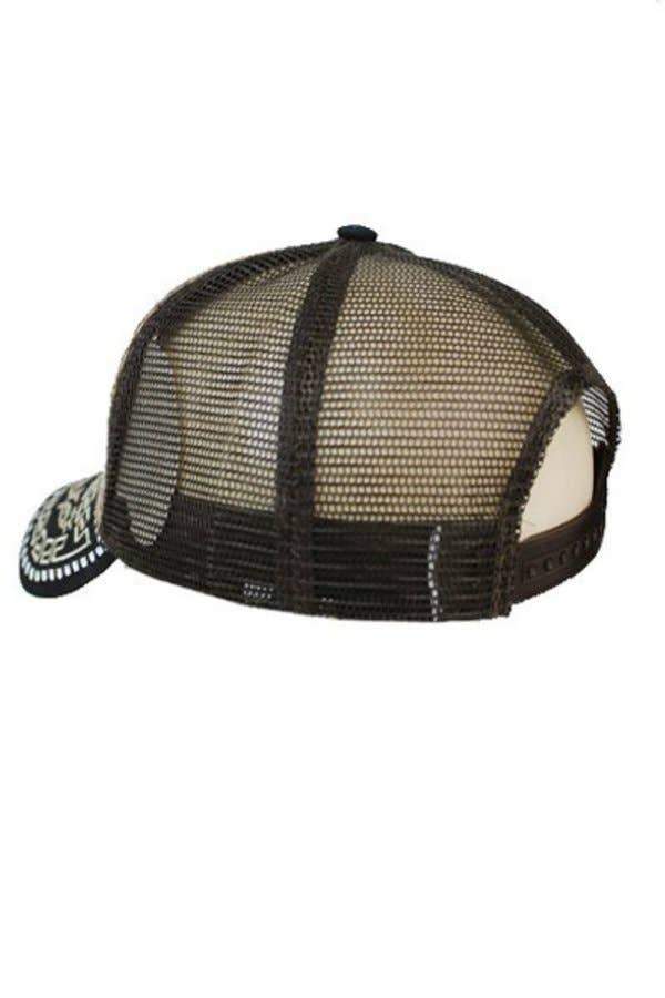 Cap Zone - Wholesale Trucker Hat - Unisex - Charra Vaquera Long Horn Rodeo Cap1