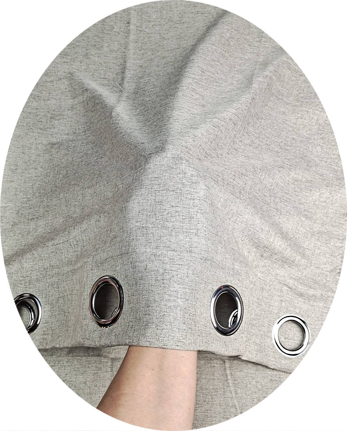 Super Bazaar - Wholesale Drape - Ready made Curtain - With rings - 140x260 cm6