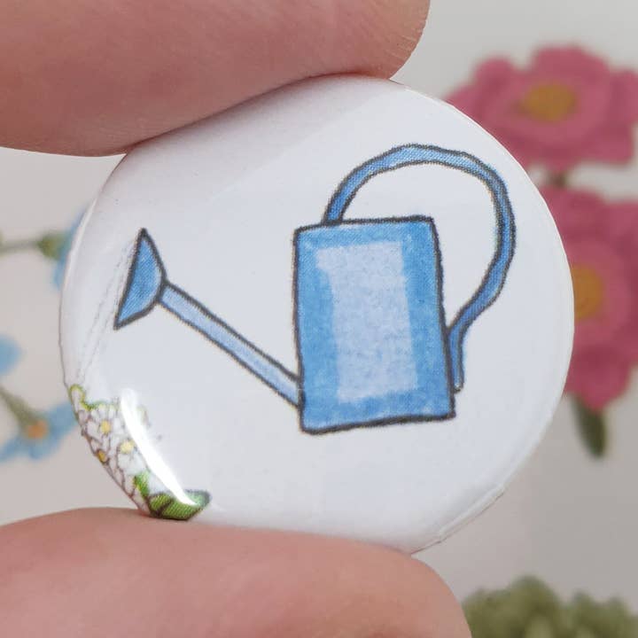 Watering Can Pin for wholesale by Nicole Lawson Studio