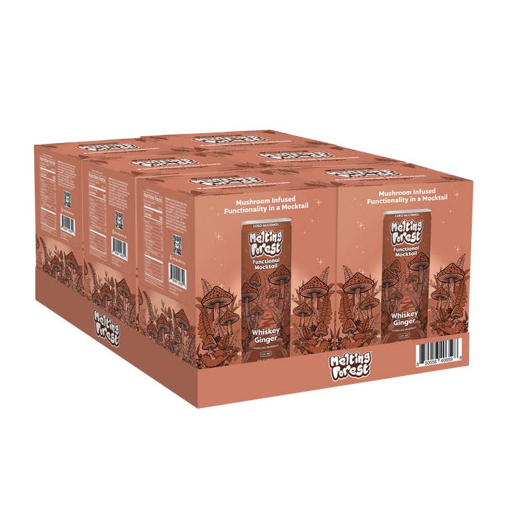 Melting Forest - Wholesale Non-Alcoholic Aperitif/Mocktail - Functional Mocktail | Mushroom | NA Whiskey Ginger | 4 pack9