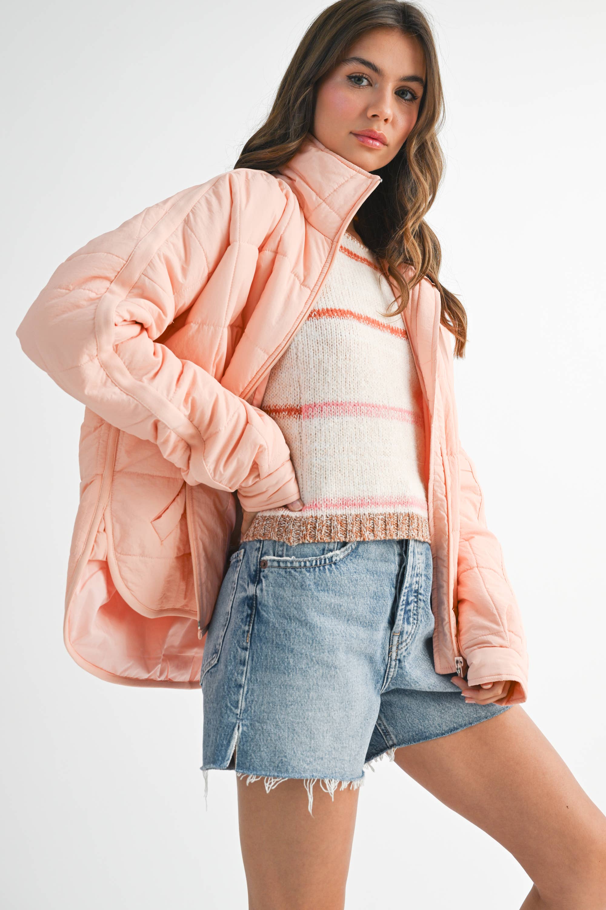 AEMI + CO - Wholesale Puffer Jacket - Women's - 5106EK Bebe Puffer Jacket8