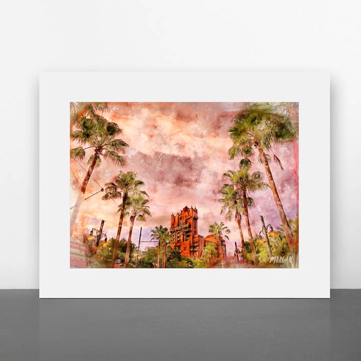 Impresión de Arte Junior, Los Ángeles CA, Sunset Boulevard para venta al por mayor de G.O.A.T House of Creative