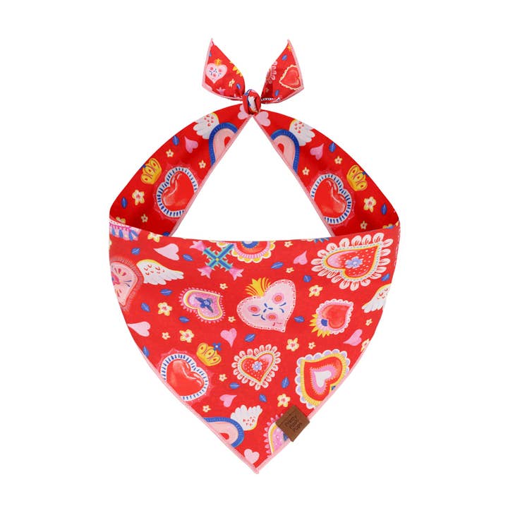 Paw-Sitive kærlighed hundebandana for engroshandel hos Pretty posh pups