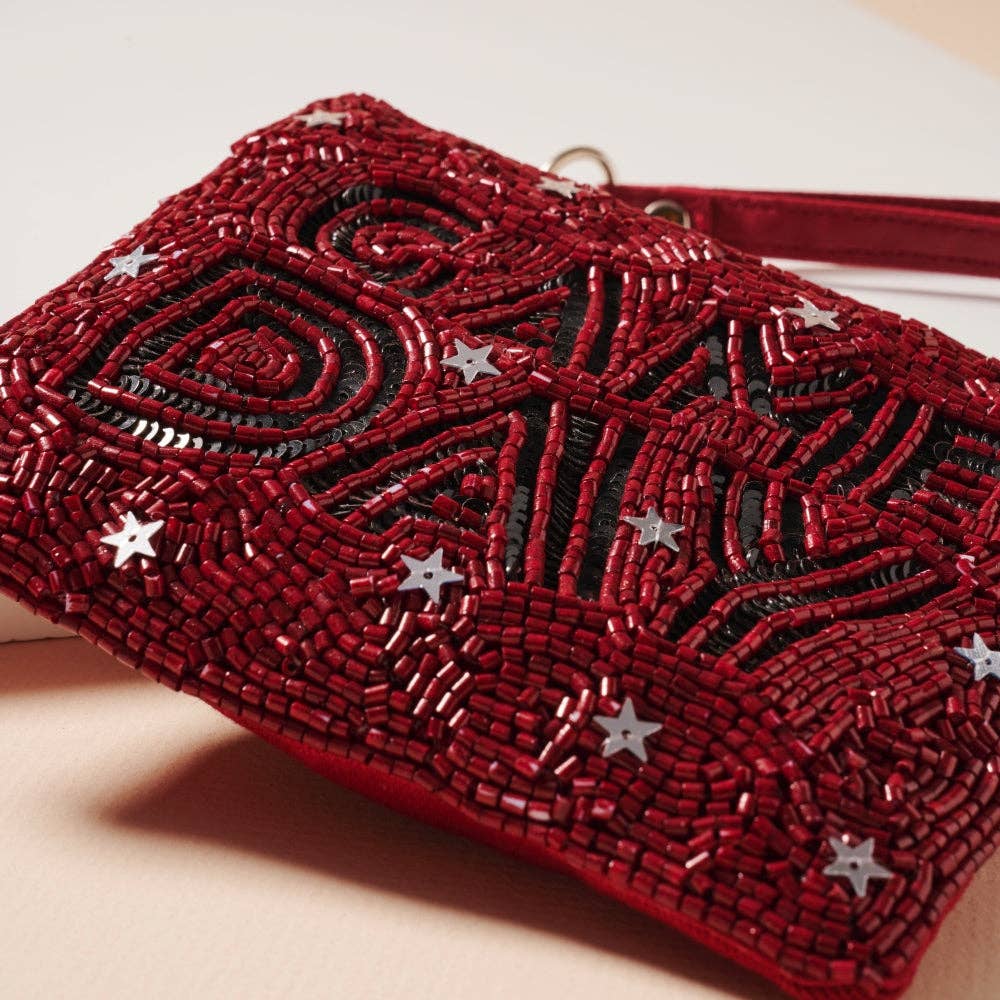 Frem – Großhandel Geldbörse – Damen – Game Day Münzbeutel mit Sternenperlen12