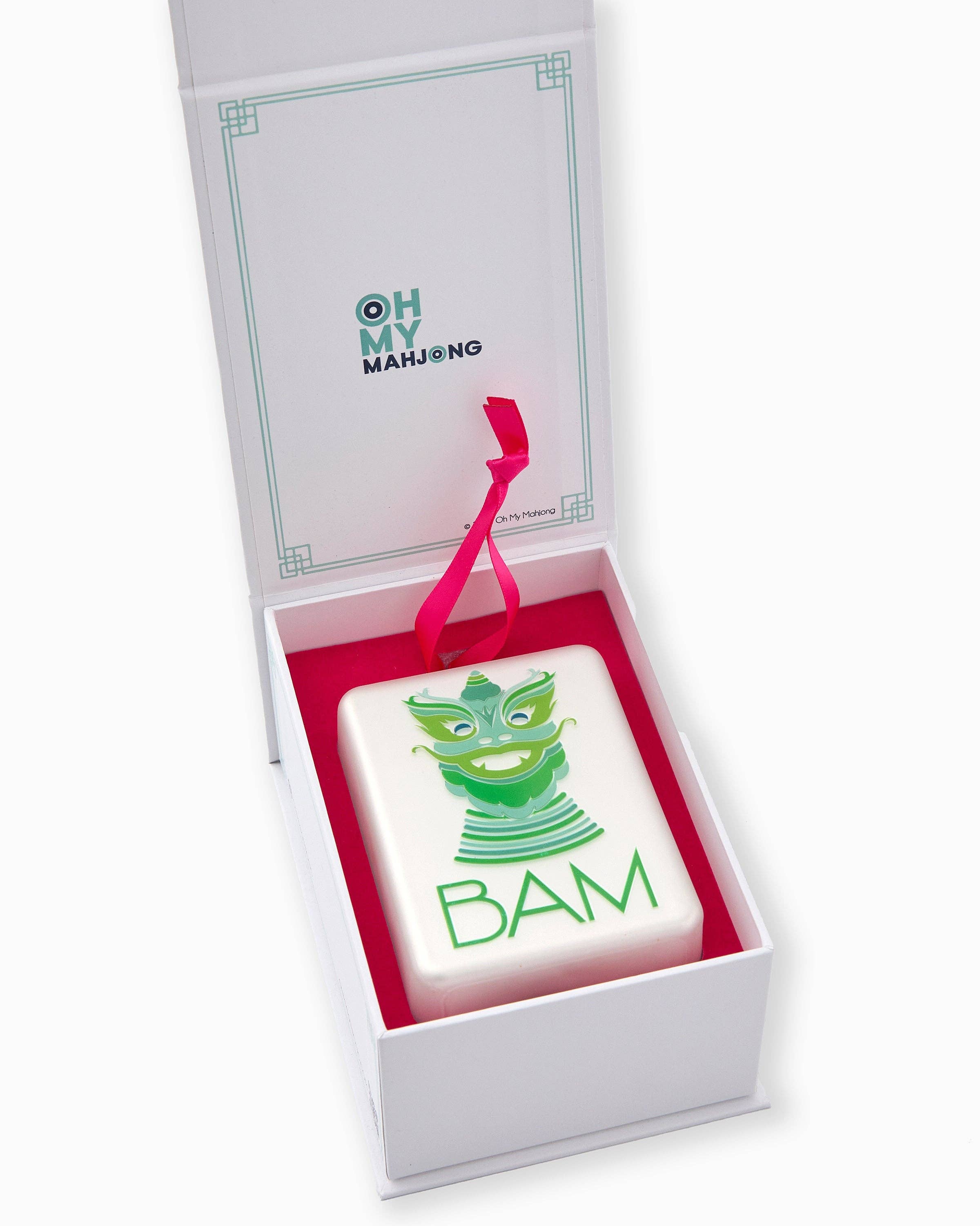 Oh My Mahjong - Vente Objets de décoration - Ornement de dragon menthe1