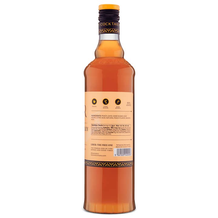 Liber & Co. – wholesale Cocktail mix/syrup – Yakima Valley Peach Syrup