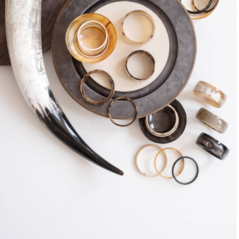 MAADILI COLLECTIVE - Venta al por mayor Brazalete - Pulsera delgada de cuerno2