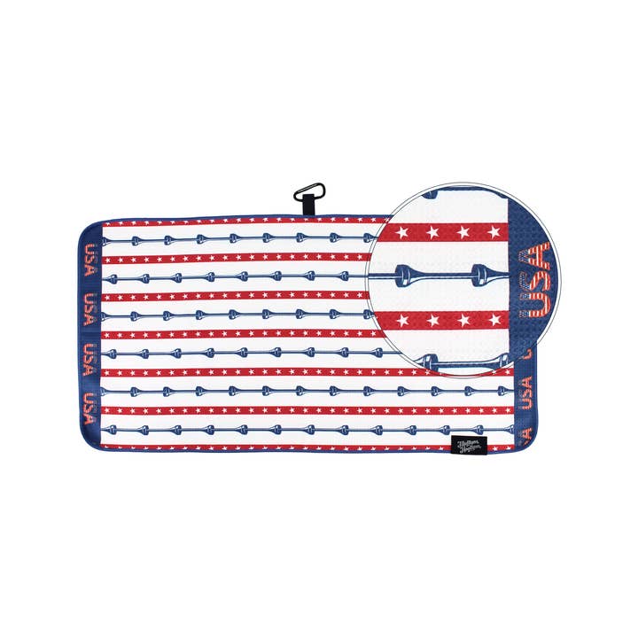 Microfiber Golf Towel - Patriotic USA
for wholesale by MULLIGAN HOOLIGAN®