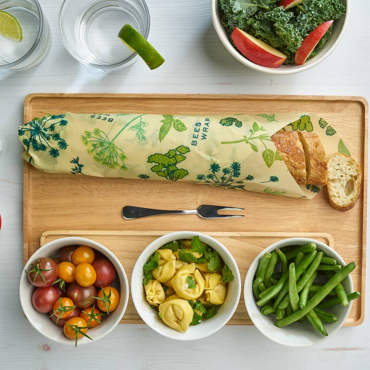 Bee's Wrap - Wholesale Food Storage Wrap/Bag - Assorted 3 Pack - Herb Garden, Plant Based Wax3