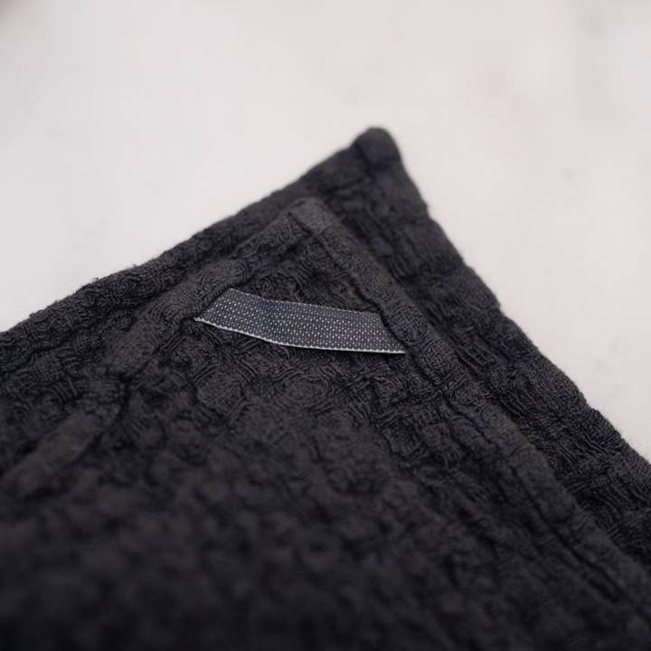 Linen Tales (We cover U.S. import duties) – wholesale Kökshandduk/Disktrasa – Set med 2 mörkgråa disktrasor i linne2