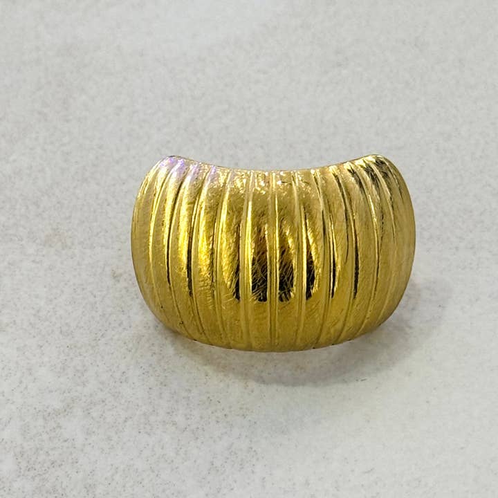 Cassette Barcelona – wholesale Cocktail/statement ring – Vicki Adjustable Stainless Steel Ring 1