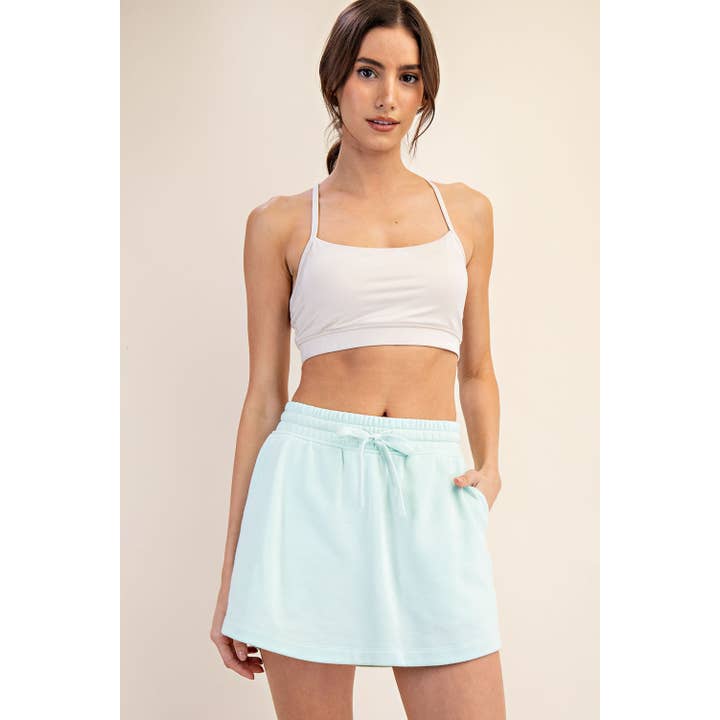 Rae Mode - Wholesale Broekrok - Dames - FRENCH TERRY KORTE ROK