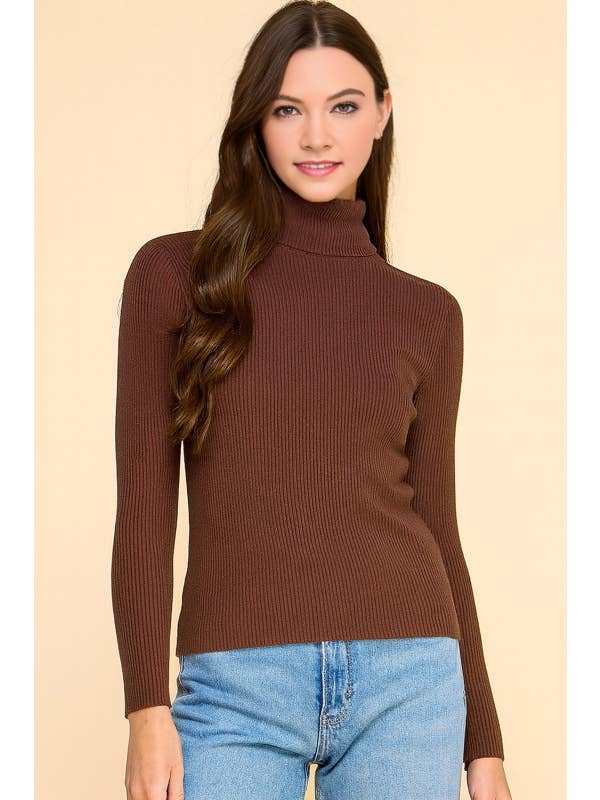 MIO WHOLESALE - Wholesale Knitted jumper – Women′s - CTN03 CLASSIC TURTLE NECK LONG SLEEVE KNIT SWEATER3
