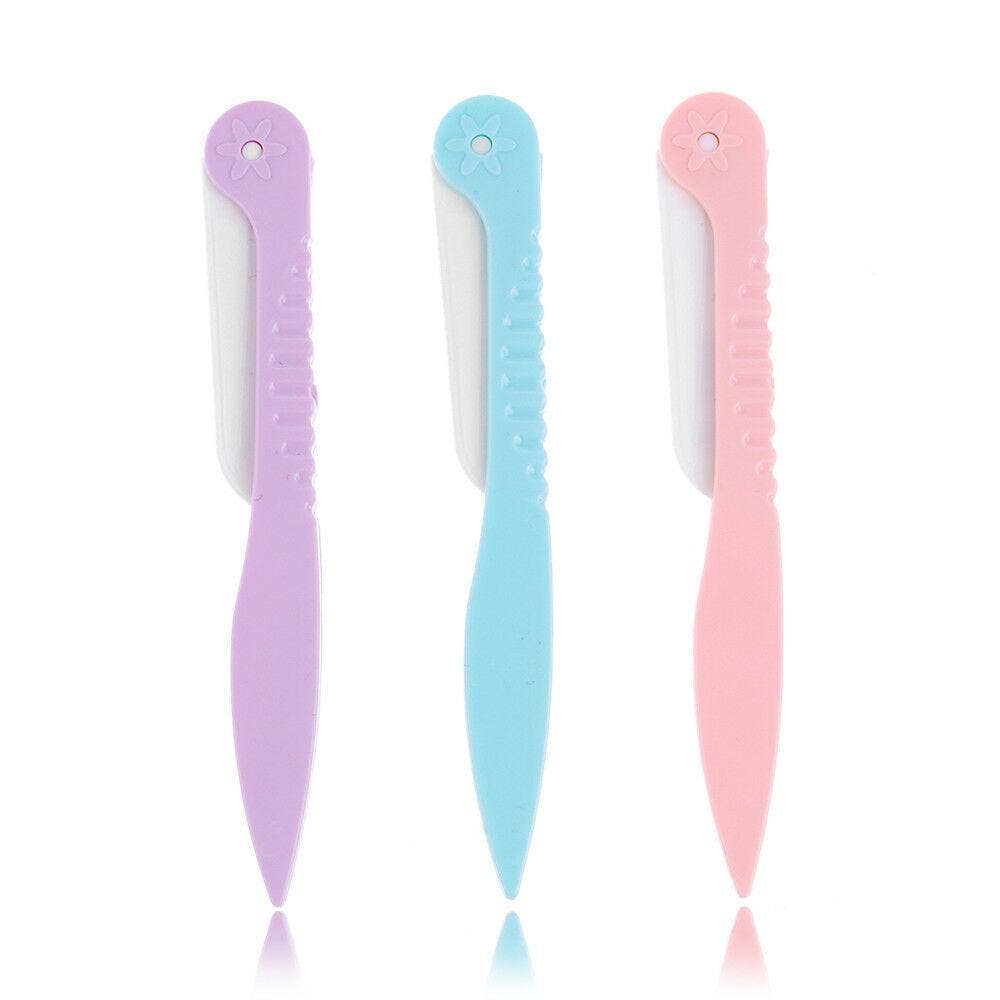 My Wholesale Warehouse - Wholesale Eyebrow Razor/Shaper - Eyebrow Brow Shaper & Dermaplaning Safe Painless Portable Razor Tool2