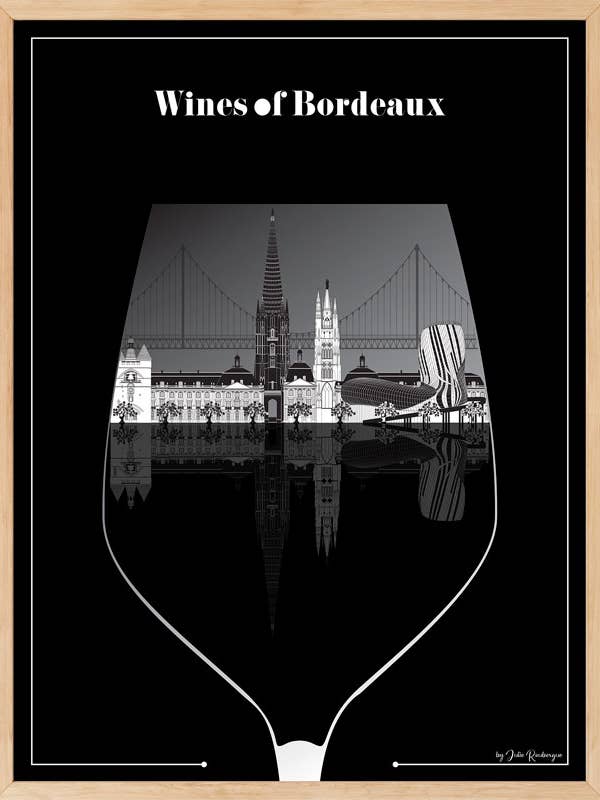 Mostra BORDEAUX, Il Bicchiere di Vino per la vendita all'ingrosso da parte di Julie Roubergue