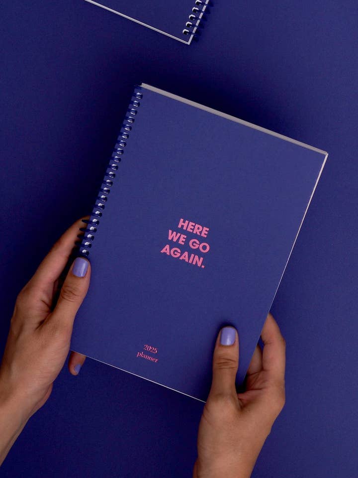 2025 - Here We Go Again - Navy for wholesale by Paper Street