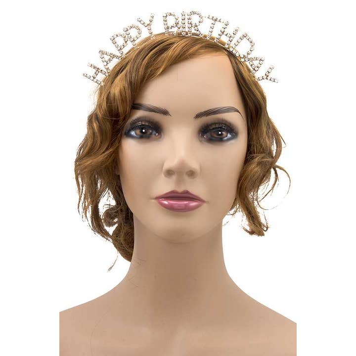 anbfashion - Wholesale Haarband - Dames - STRASS PAVE HAPPY BIRTHDAY HOOFDBAND 65