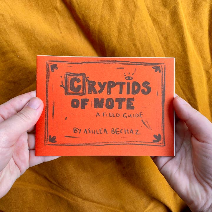 Zine - Cryptids of Note for wholesale by Ashlea Bechaz Illustration