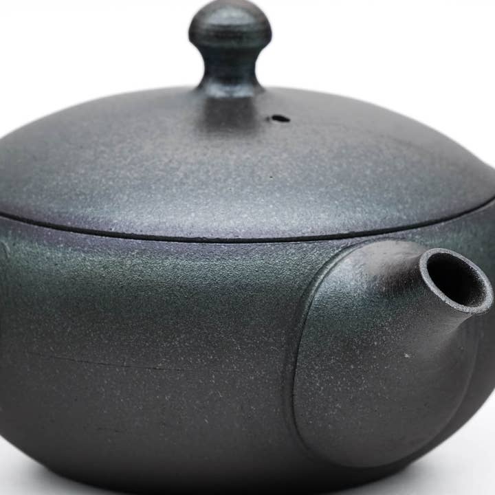 Tezumi - Wholesale Tea Pot - Japanese Houhin - 澤田朋大 Sawada Tomohiro - Metallic Tokoname-yaki Handleless Teapot - 150ml7