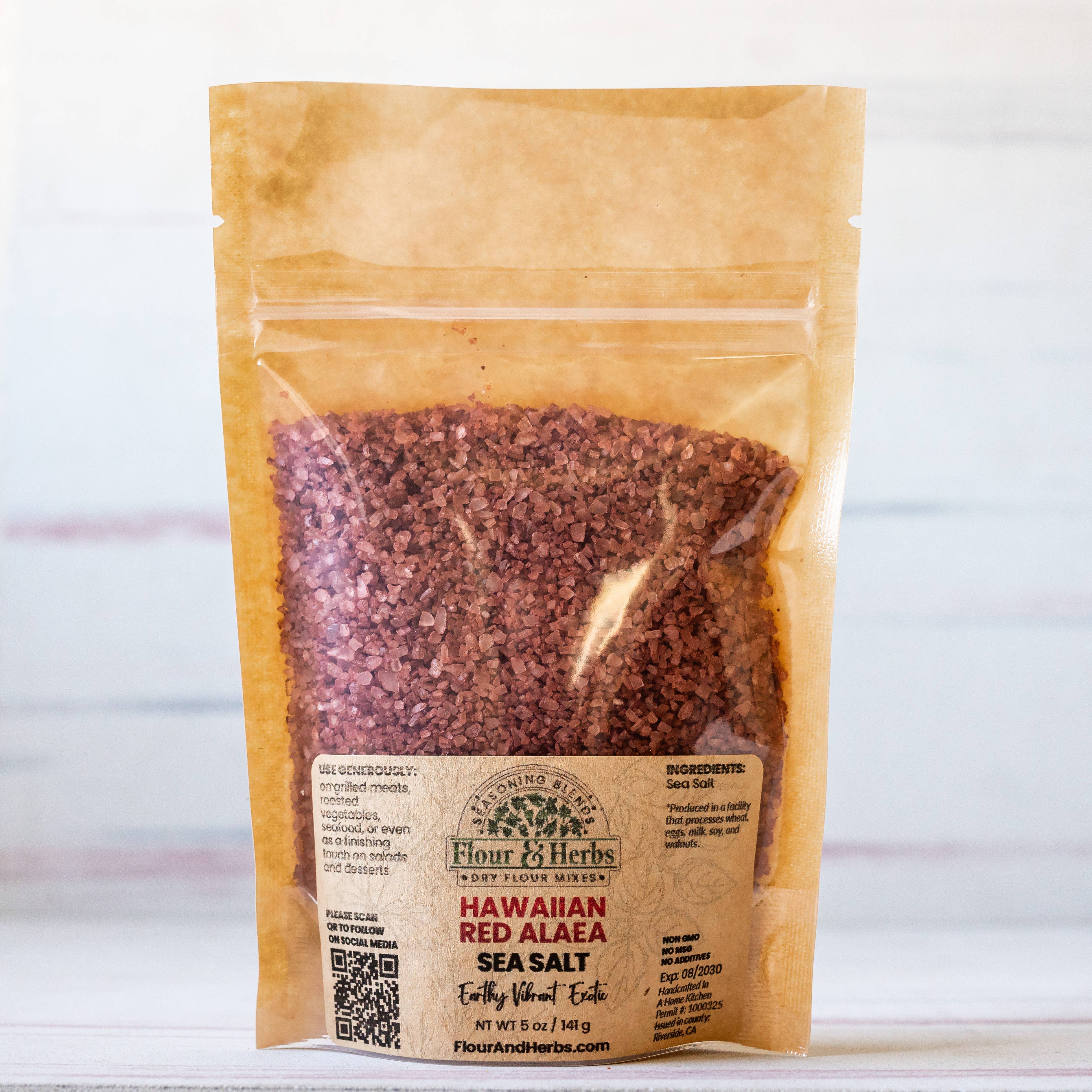 Flour & Herbs - Wholesale Salt - Hawaiian Alaea Sea Salt - Coarse1