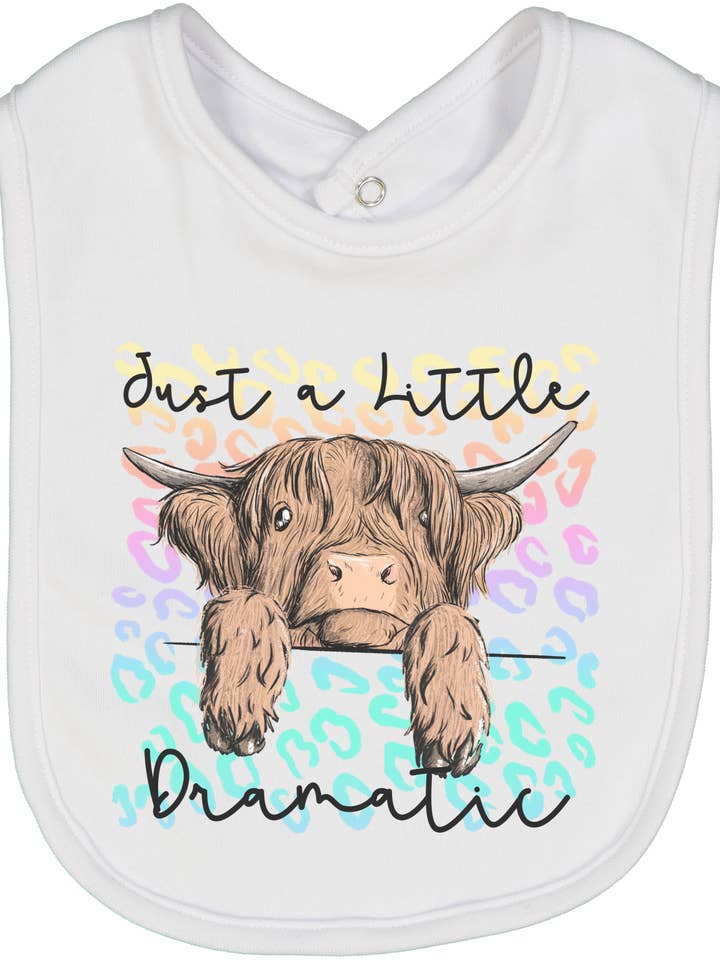 Just a Little Dramatic Bib for wholesale by Initial Request
