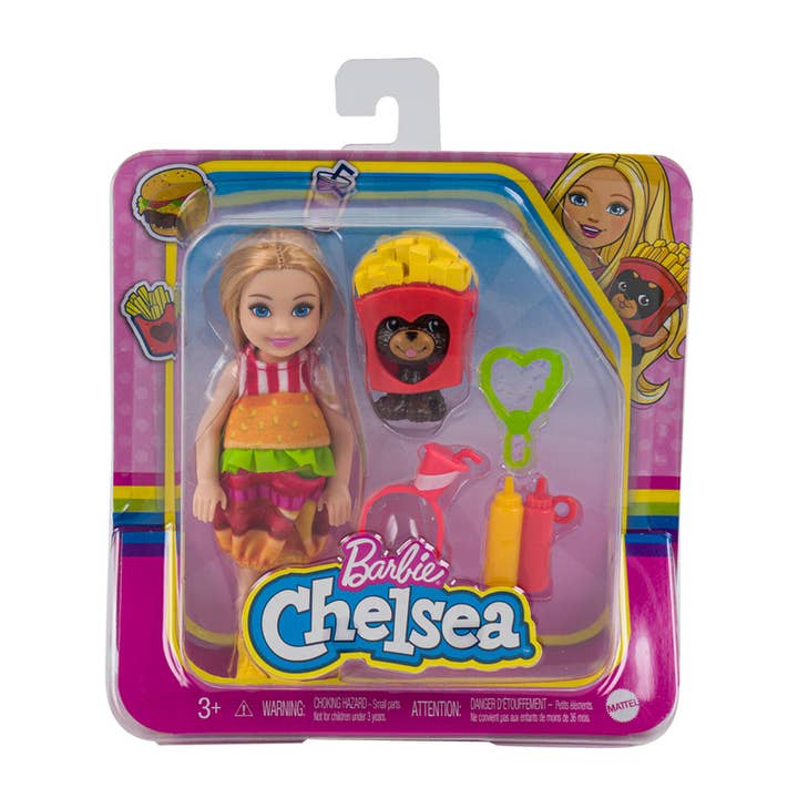 Barbie Burger Vestir Boneca Chelsea por atacado de Deluxe Import Trading