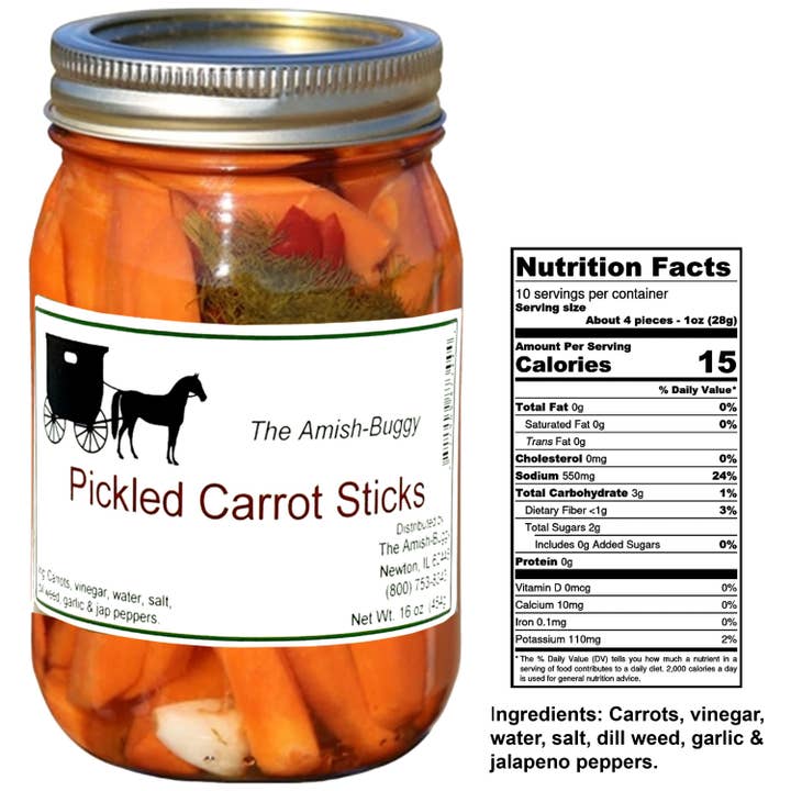 Arndt's Fudgery LLC - Wholesale Pickled Vegetables - Amish Pickled Vegetables & Eggs 16 oz. Jar9