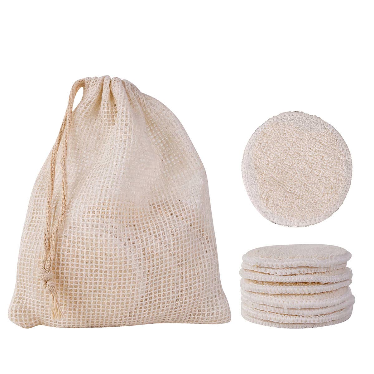 Accentra - Wholesale Cotton Pad - Reusable My Face Makeup Remover Pads1
