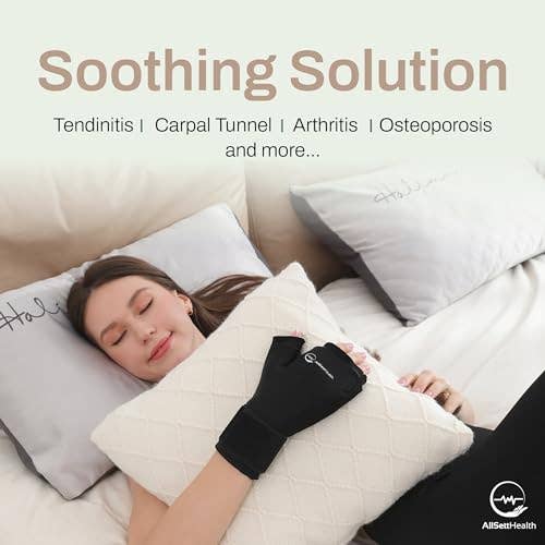 AllSett Health - Wholesale Hot/Cold Compress - Reusable Gel Hot and Cold Glove Ice Pack, Unisex