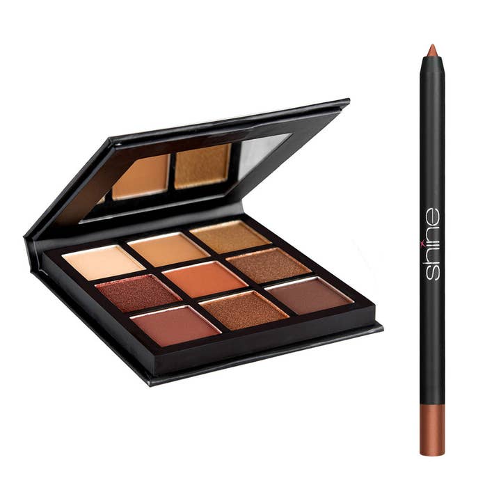 Be Cheerful Palette + Riveting Eyeliner for wholesale by Shine Cosmetics
