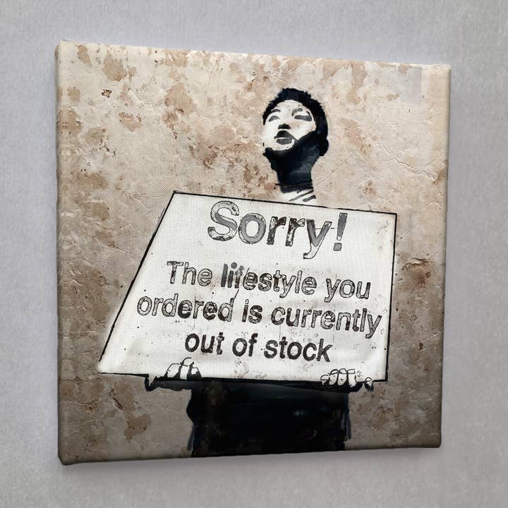 Impression sur toile #01125 Lifestyle Street Art pour la vente par Eicie