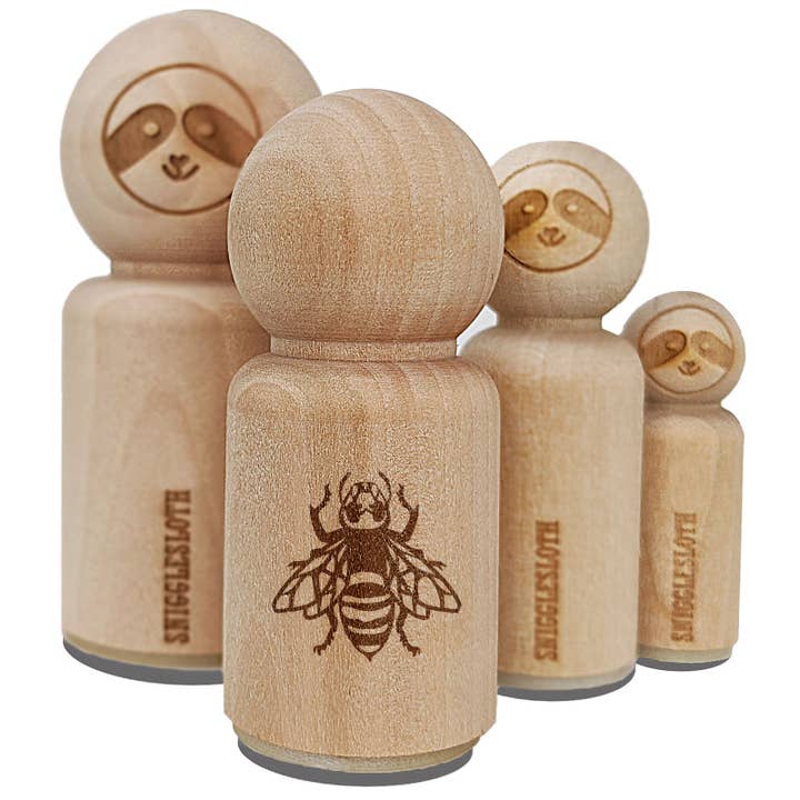 Sniggle Sloth - Wholesale Rubber/Decorative Stamp - Asian Giant Murder Hornet Wasp Rubber Stamp for Stamping Crafting Planners