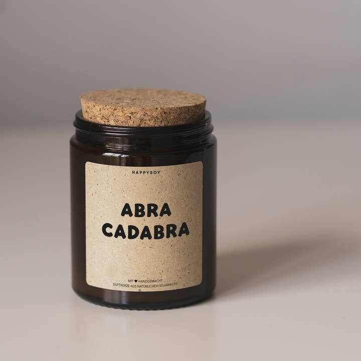 Happysoy - Wholesale Jar/Filled Candle - Scented candle - abracadabra5