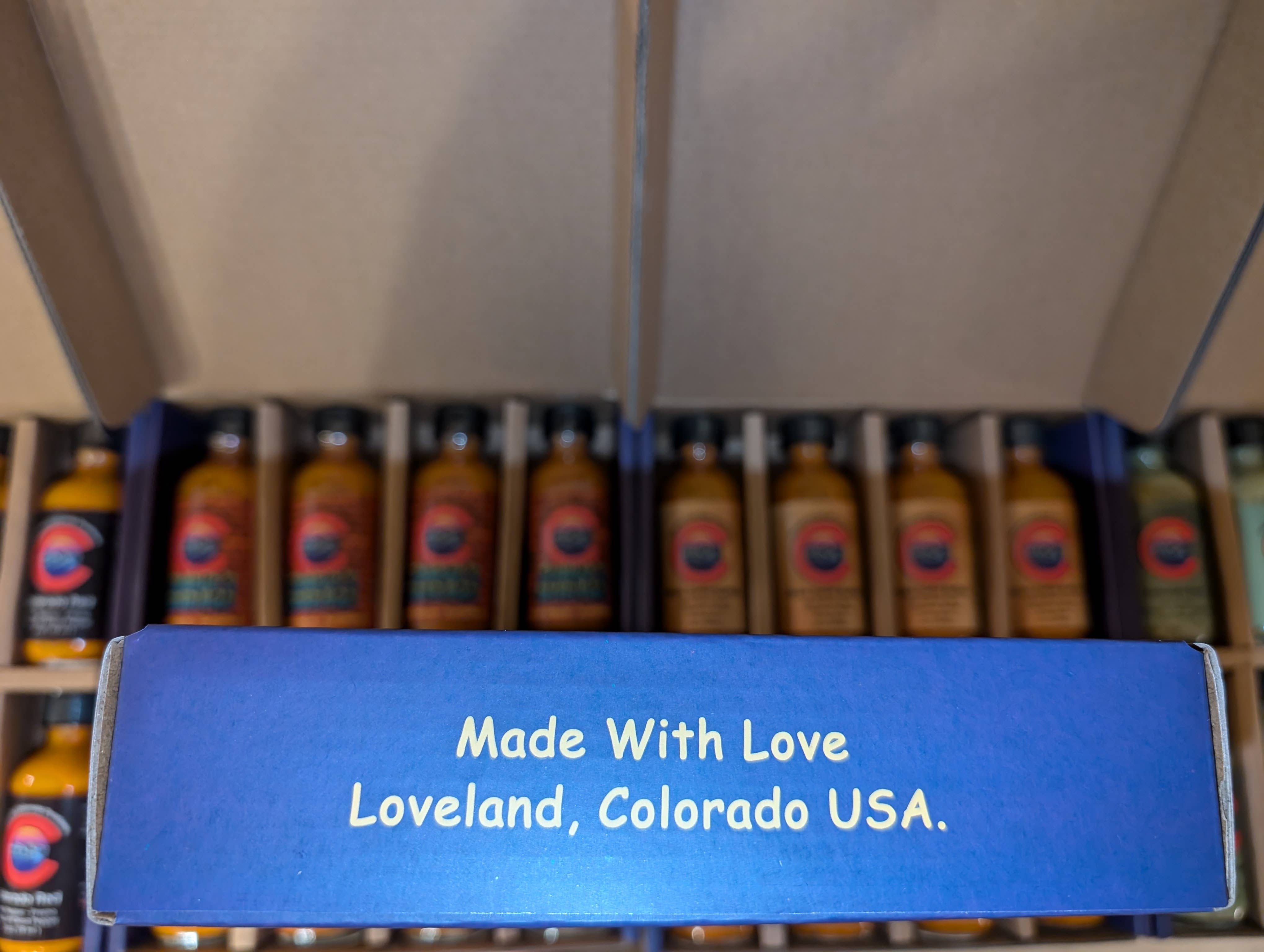 Colorful Colorado Creations llc. - Wholesale Hot Sauce - 2 OZ Mini Set (Variety pack of 8 bottles) 1