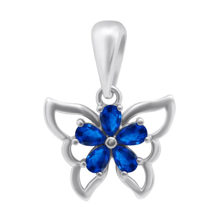 Schmetterlingsfarbener Anhänger aus Sterlingsilber (5 Modelle) für den Großhandel von Atlanta Jewelers Supply