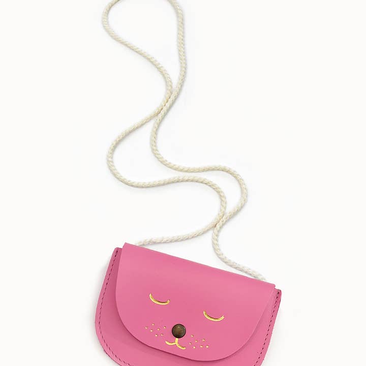 BARNABÉ AIME LE CAFÉ - Wholesale Crossbody Bag - Kids - Leather bag for little girls - cat model5