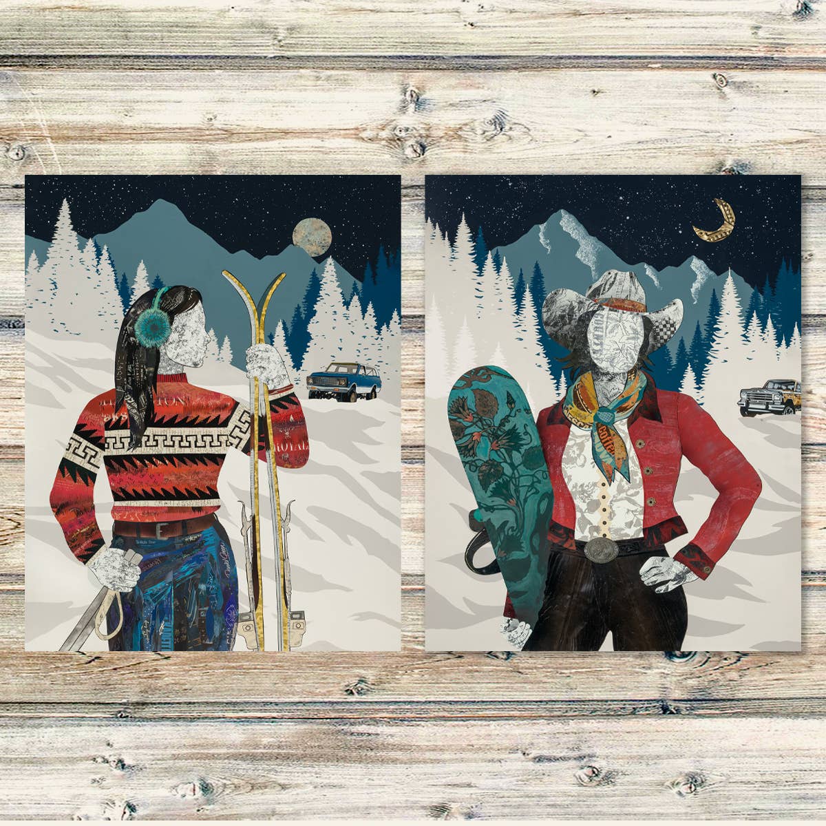 Dolan Geiman - Wholesale Art Print - Art Print | Snowboarding Wall Art | MIDNIGHT TURNS5