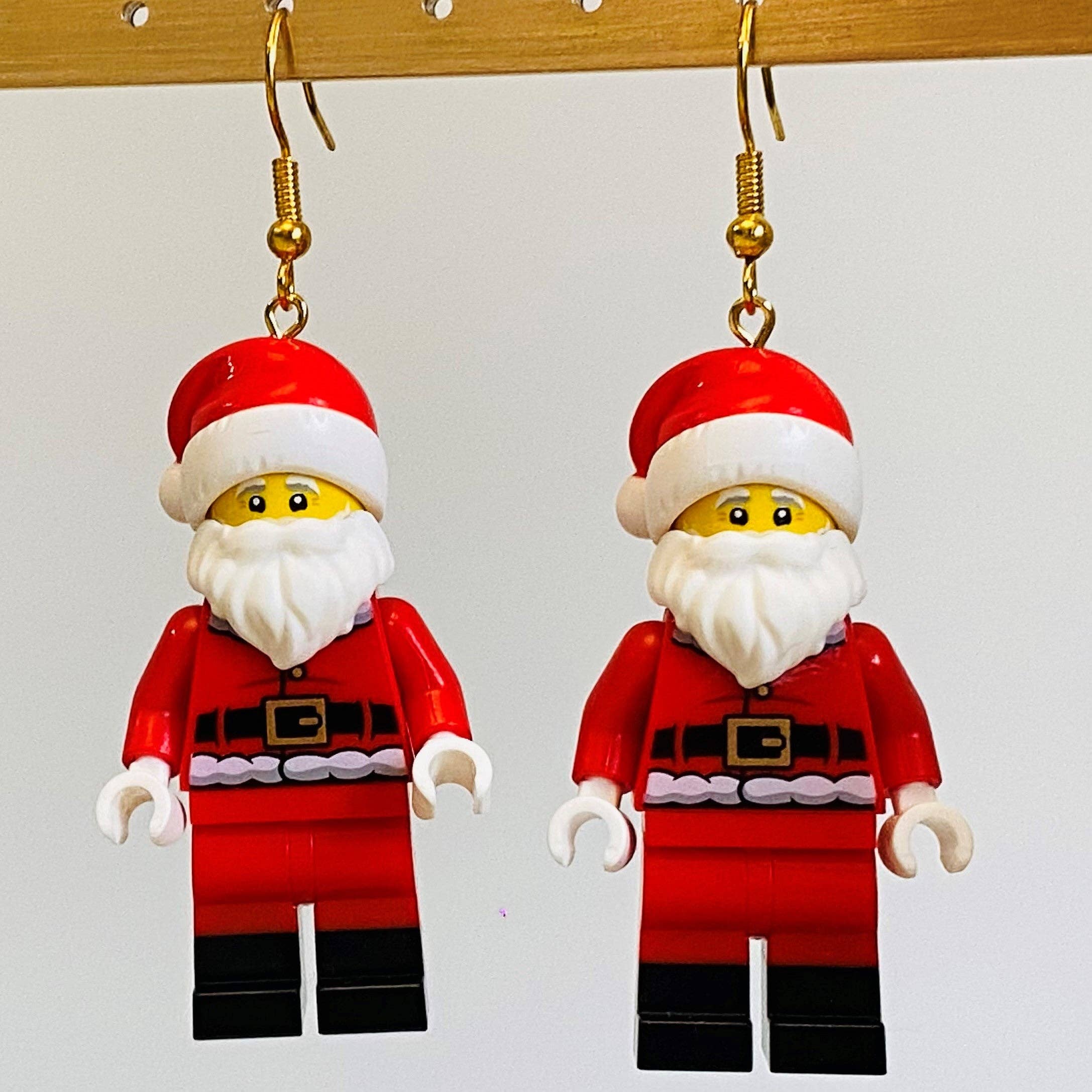 Brique d'Oreille – Brincos de argola por atacado – Brinco de Papai Noel1