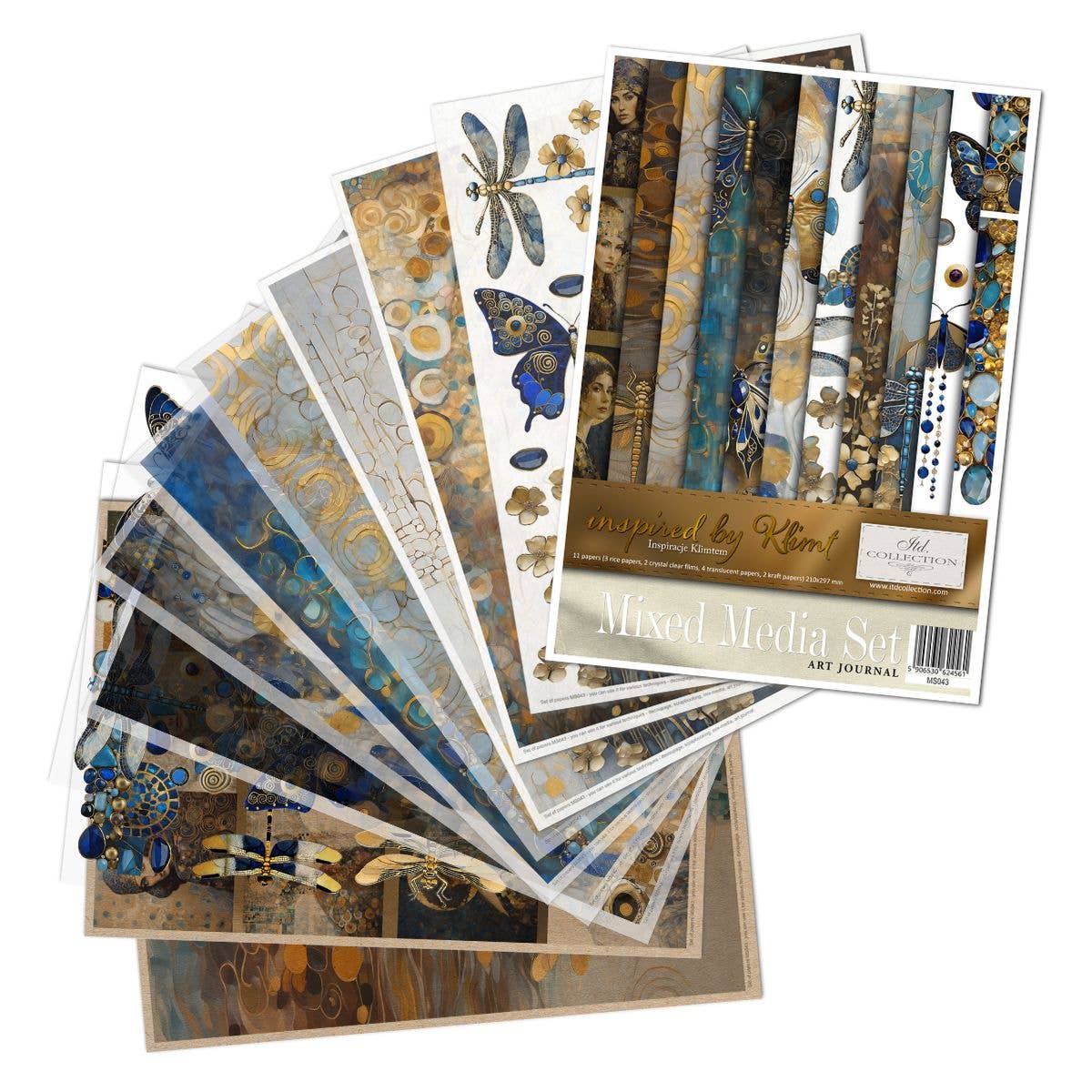 ITD Collection – material para artesanato por atacado – Kit Criativo MS043 - Inspirado em Klimt1