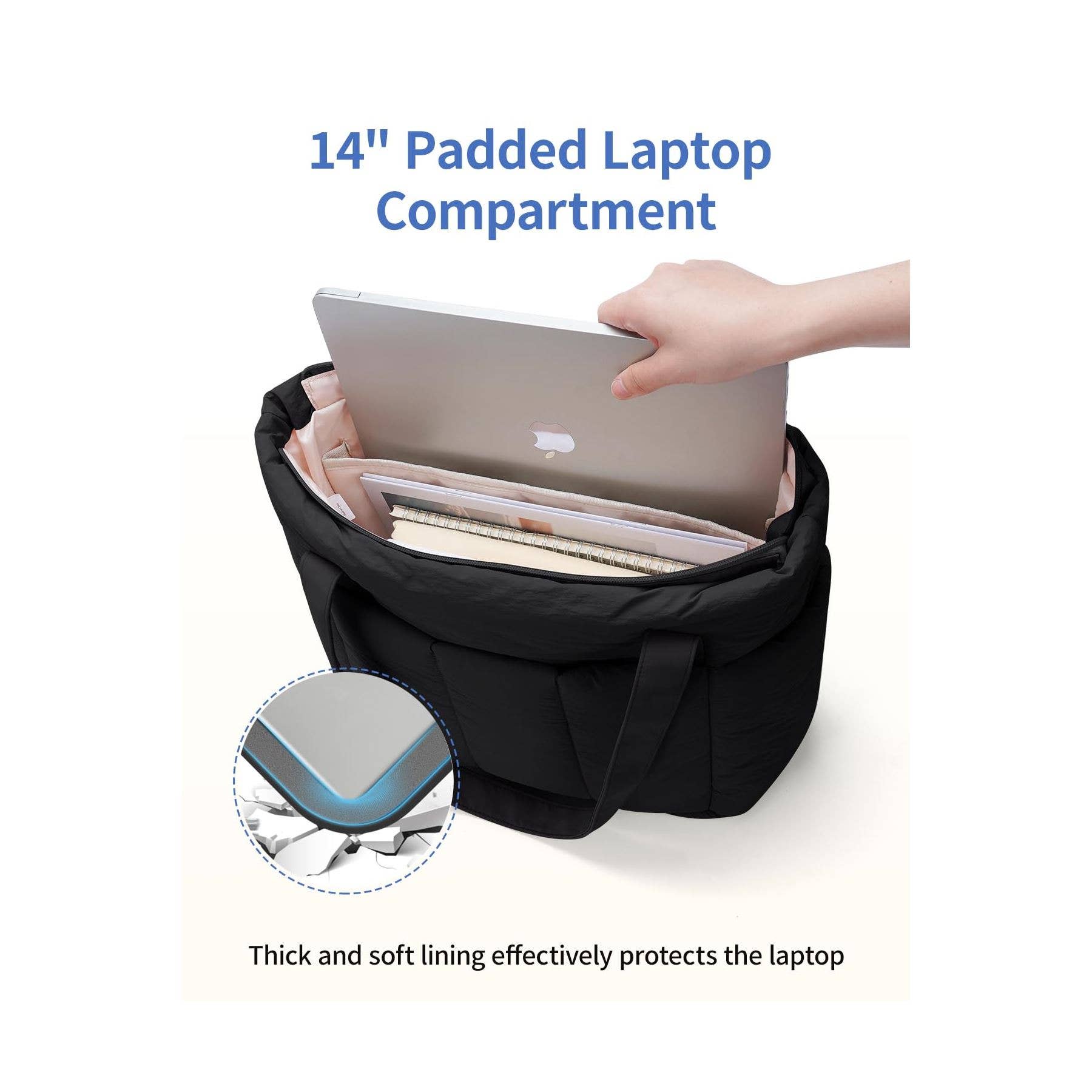 NARWEY INC - Vendita all'ingrosso Borsa tote - Donna - Borsa da viaggio Narwey Puffer per donne, adatta come bagaglio a mano.36