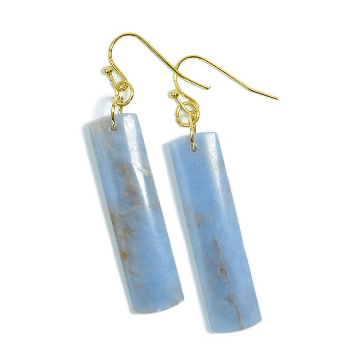 Calm Waters Earrings - Gold for wholesale by Jenson Natural Jewelry