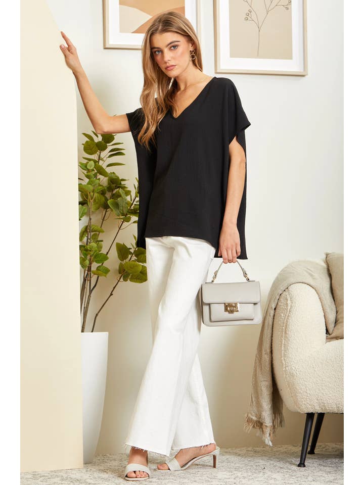 Andrée by Unit - Wholesale Blouse - Women's - Solid Color Top