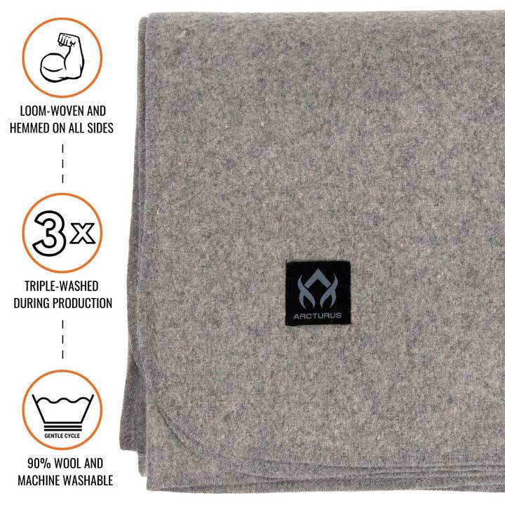 Arcturus - Wholesale Bedding Blanket - Arcturus Lake Tahoe Wool Blanket - Queen Size