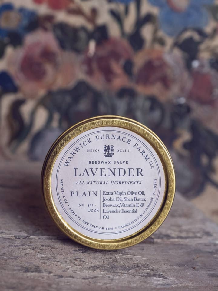 Lavender Beeswax Salve for wholesale by Warwick Furnace Farm LLC
